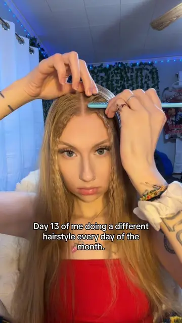 Day 13 🖤 #brookelogan #fyp #foryoupage #hairstyles #hairstyle 