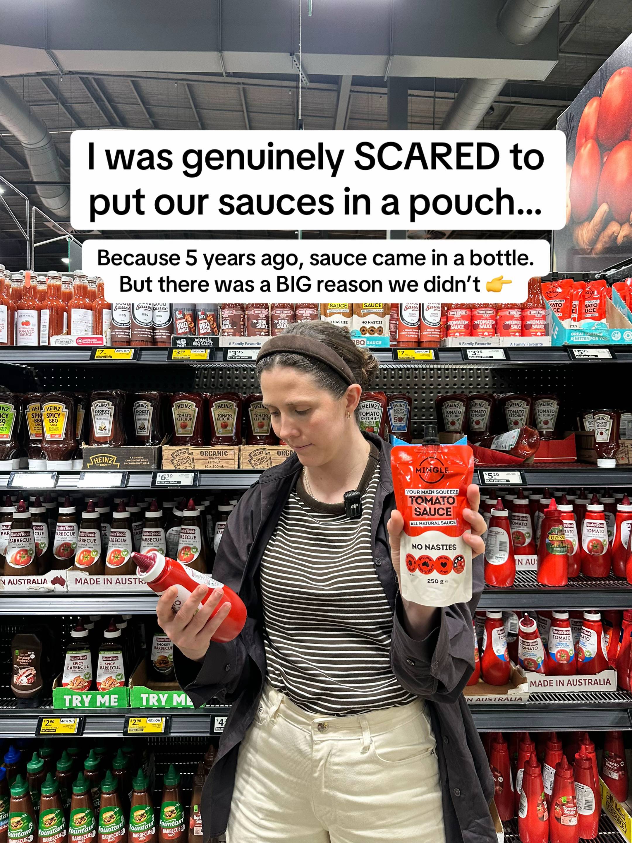 I was nervous about putting Mingle tomato sauce in a pouch… when almost every ot