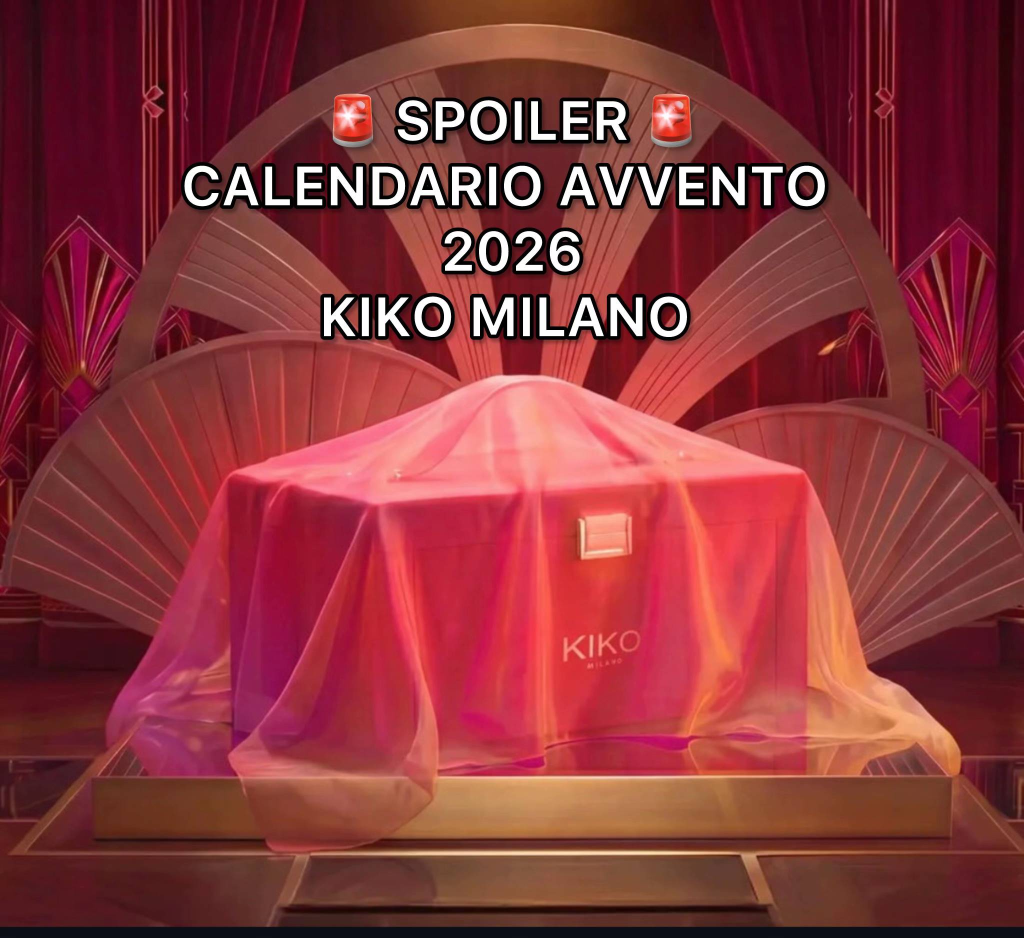 Questi sono spoiler che ho trovato online su Kiko America, il calendario avrà an