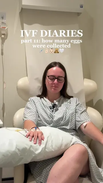 The results from our egg retrieval 💉🥚 in this moment we didn’t know anything a