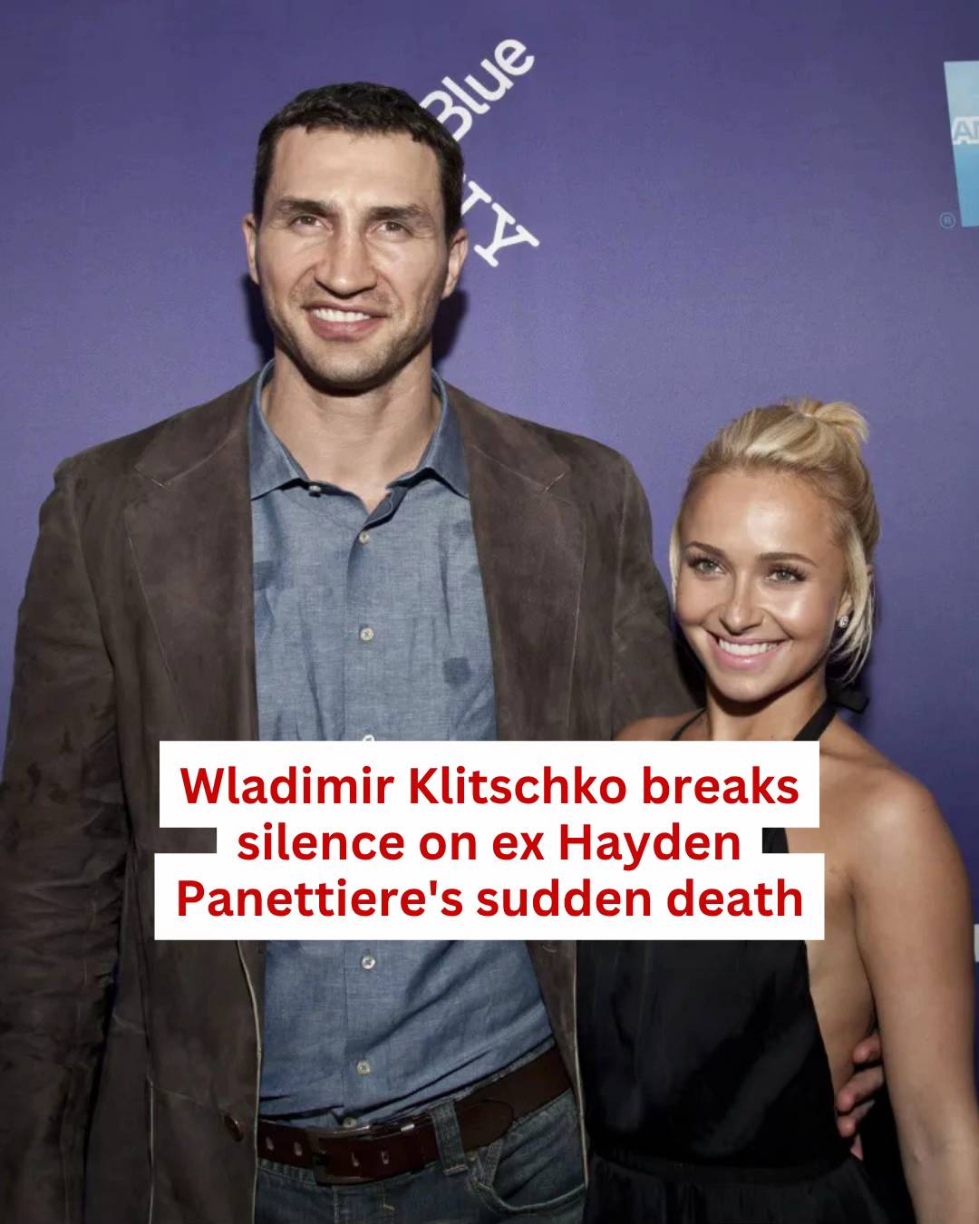 Wladimir Klitschko has broken his silence following the sudden death of his ex-f