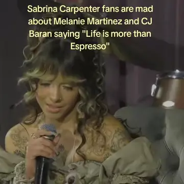 Sabrina Carpenter fans are mad about Melanie Martinez and CJ Baran saying "Life 