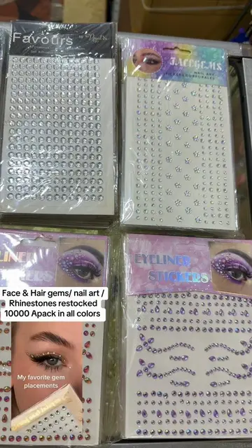 ✨💎 FACE GEMS • HAIR GEMS • NAIL ART • RHINESTONES 💎✨ Because sometimes your be