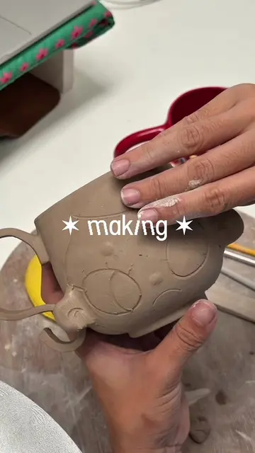 Too cute to stay in the cupboard 🥰 #handmademug #mugs #pottery 