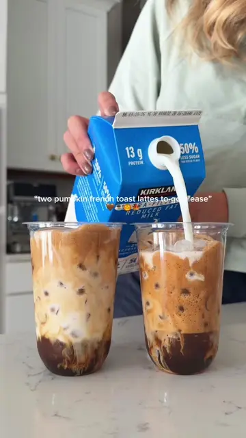 The viral French toast latte but make it fall 🎃🤎 takes no time to make & is so