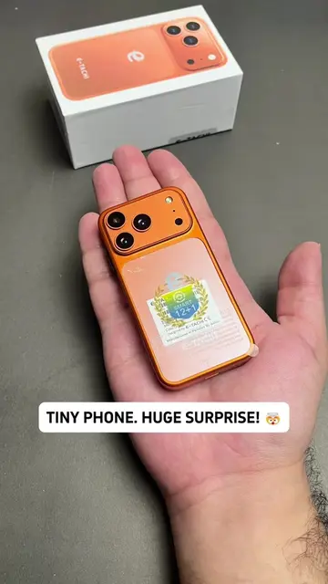 Your Pocket Just Got Smaller! 👀 | Mini Android Phone  #MiniPhone #PocketPhone #