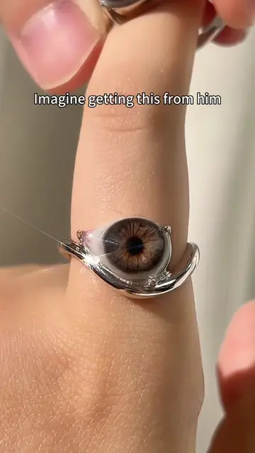 Sorry but a diamond could never: #custom #eyering #handmadejewelry #promisering 
