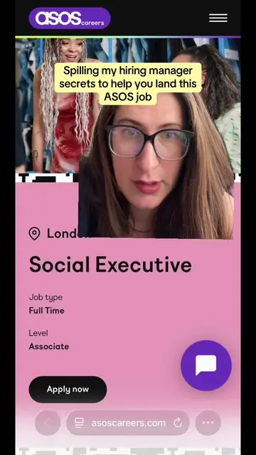 A new social media exec role at @asos just dropped and it’s such a well written 