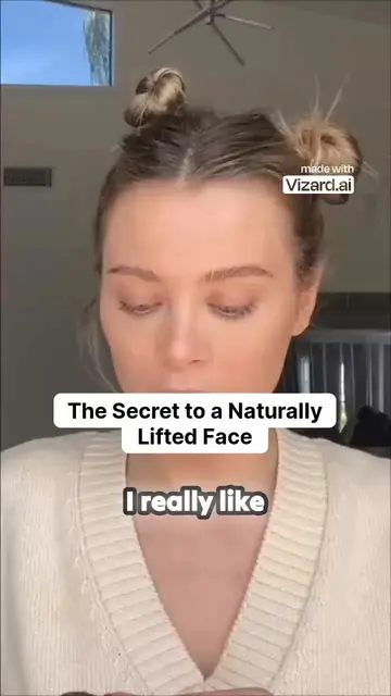 The Secret To a Naturally Lifted Face  #tiktokgrowthchallenge #ForYou #lanarhoad
