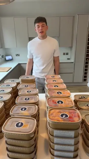 Come and see how I cook 140 meals for my meal prep business this week🧑‍🍳 This 