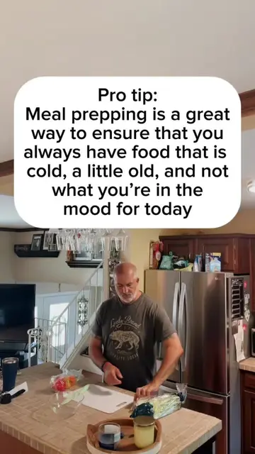 Meal prep: future you's punishment for past you's optimism. 😂 Follow for more b