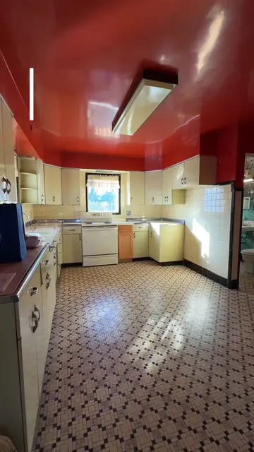 THE KITCHEN IS DONE!!!! So proud of how far this space has come. The perfect ble