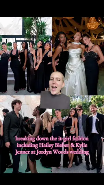 Hailey Bieber & Kylie Jenner at Jordyn Woods wedding is everything 🩷 and so man