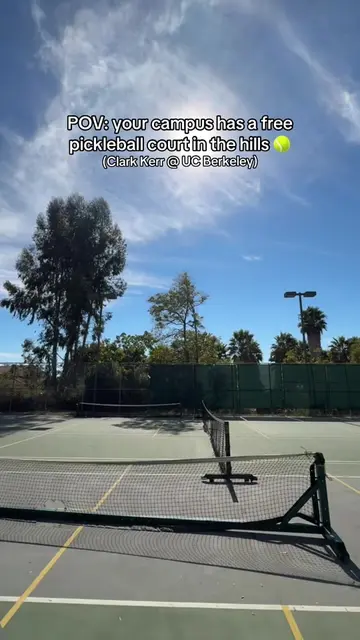 check out the pickleball courts at CKC! #berkeley #pickleball #college #ucberkel