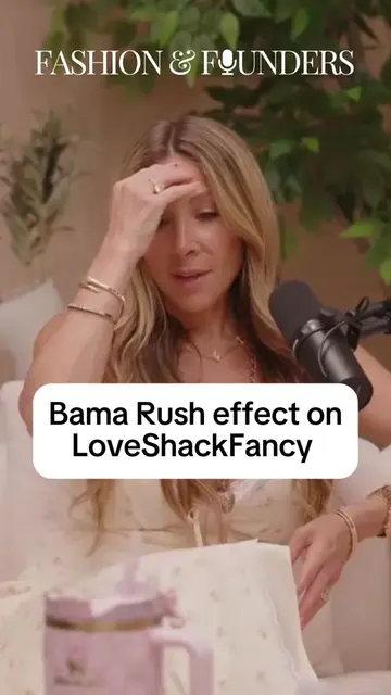 The Alabama Rush sorority girls effect on @LoveShackFancy needs to be studied Co