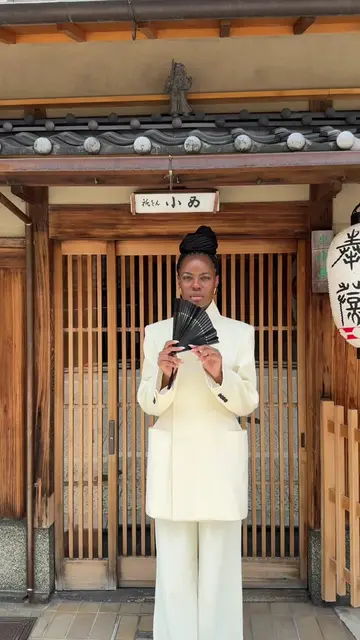 just landed in kyoto 🪭 #kyoto #japan #sourceunknown #travel #blackgirltravel