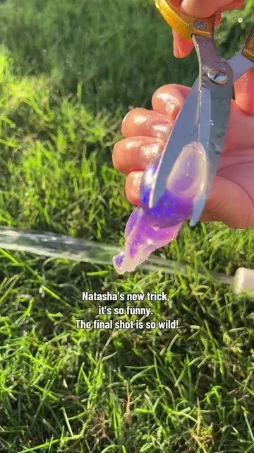 Natasha’s new trick,watch till the end!#squishy #natasha #funnyvideo #StressReli