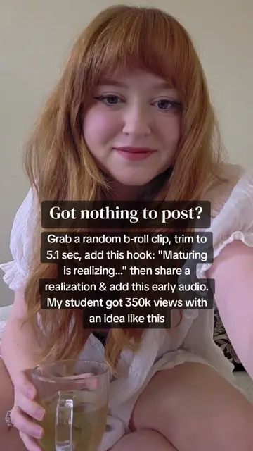 SAVE! This is such an easy post idea, ex: "Maturing is realizing that content cr