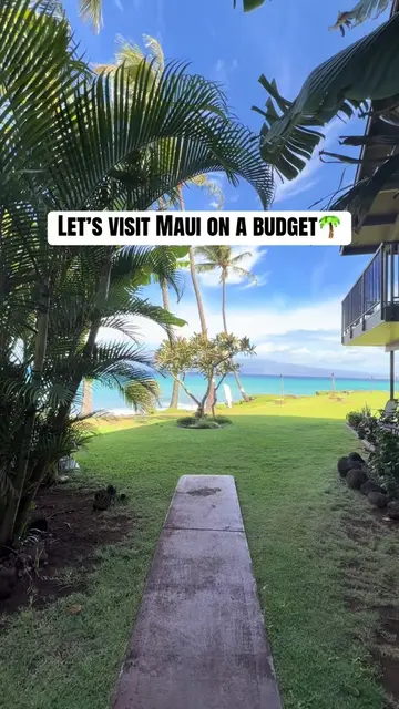 Maui doesn’t have to cost a fortune. 🌴 Polynesian Shores has oceanfront condos,