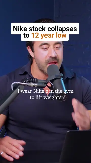 Nike just hit an 12-year low 7 weeks after its biggest profit beat ever. In June