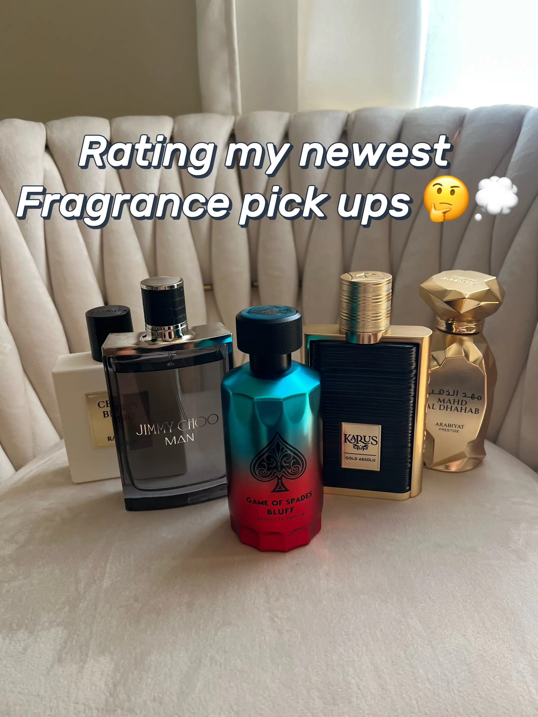 Last week I got a bunch of amazing fragrances 🤩 We got Jimmy choo Man, Rayhaan 