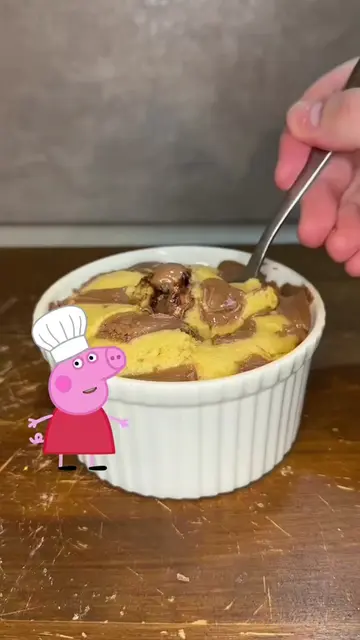 60 second cookie chocolate mug cake 🧁  #EasyRecipe #mugcake #FoodTok #unitedkin