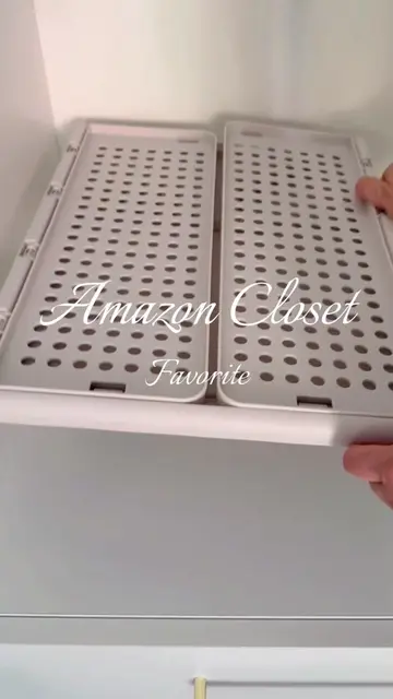 These sliding drawers are stackable and make it easy to grab clothing out of you