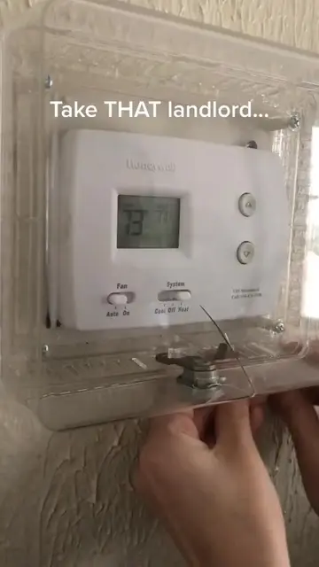 Landlord locks the thermostat… but the tenant finds a way 😳🔥 Would you be okay