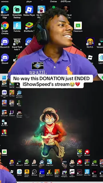 No way this DONATION just ENDED IShowSpeed’s stream😭💔 #ishowspeed 