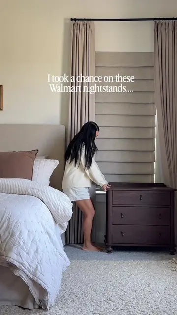 Are these nightstands from Walmart or pottery barn!?  Here are my thoughts.... 1