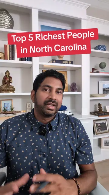 Top 5 Richest People in North Carolina #northcarolina #wealth #ncrealestate #mon