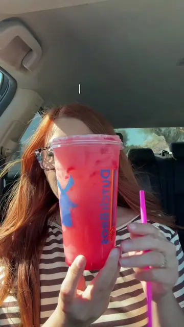 Finally trying a Dutch Bros H2O drink🍓🍉🥥🍑 @Dutch Bros Coffee  #dutchbros #du