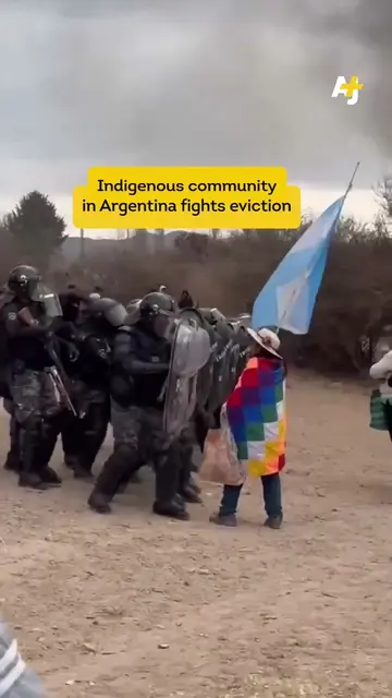 Police in Argentina violently evicted an Indigenous community from their homes a