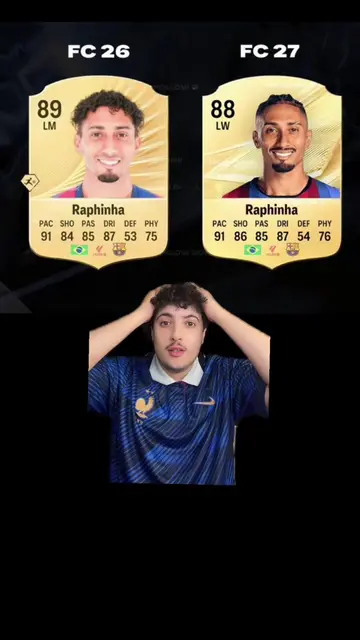 مستحيييييييييييل 😂😂😂😂💀! #fc27 #ratings #players #fifa27 #رافينها @EA SPORTS