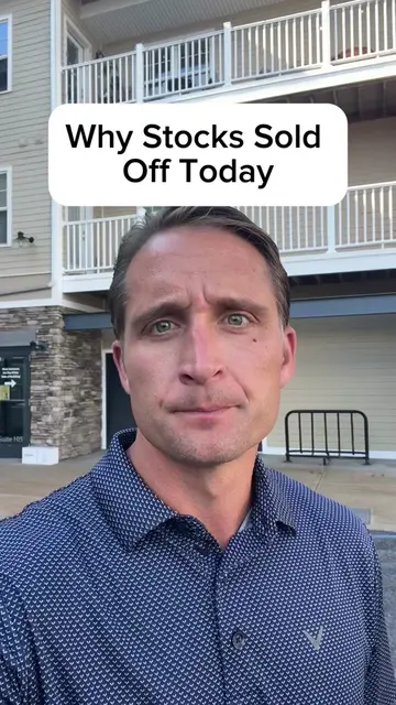 Explaining the selloff in stocks today. #interestrates #mortgagerates #stocks #i