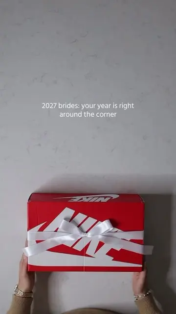 2027 brides 🤍 the year you’ve been waiting for is right around the corner… 👟✨ 