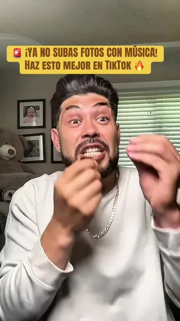 📸 ¿Sigues subiendo fotos con música de la forma tradicional? 👀 En TikTok puede