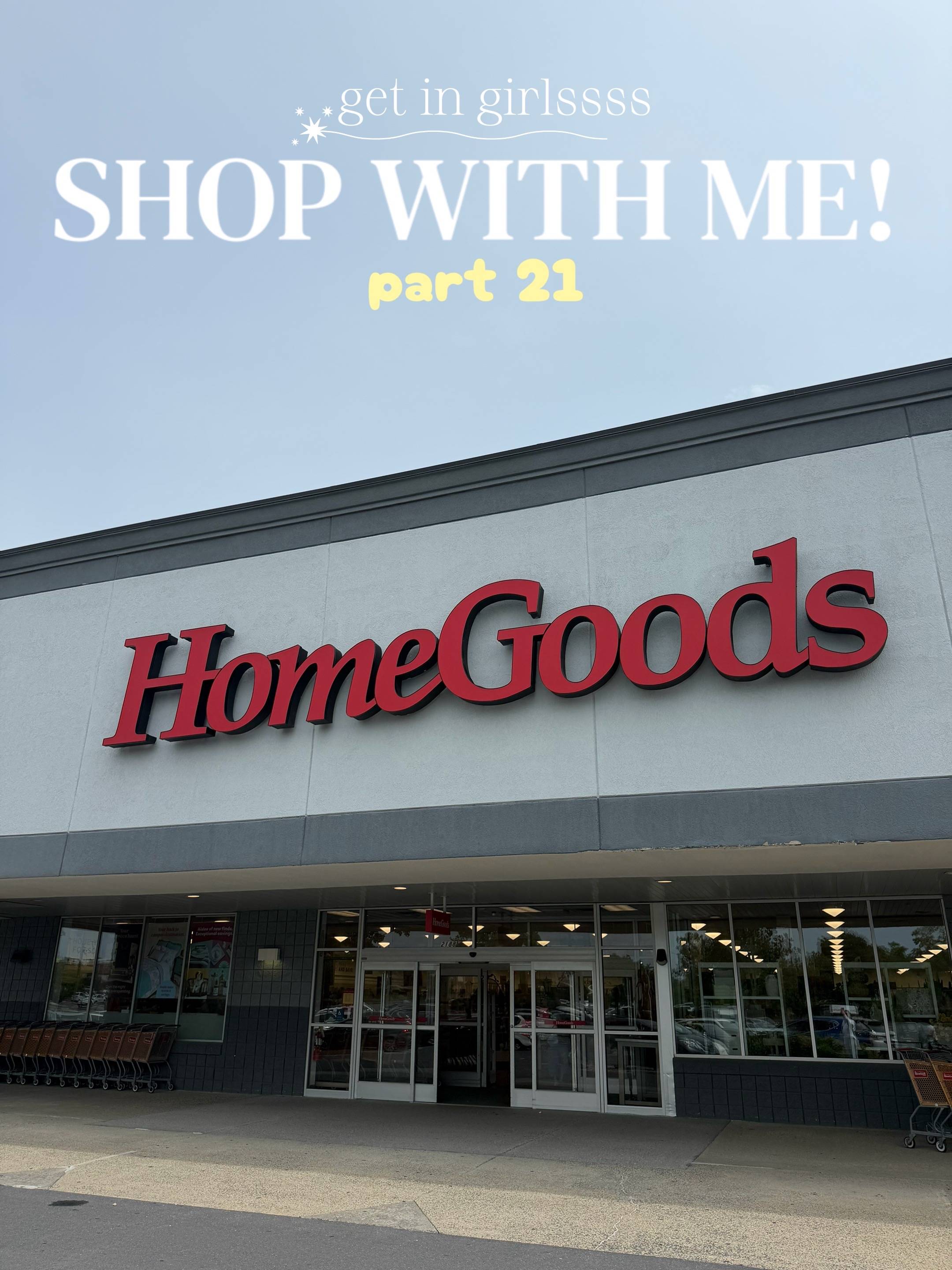 Part 21 | Shop w/ me at HomeGoods!!! 💛 #homegoods #homegoodshaul #marshalls #tj