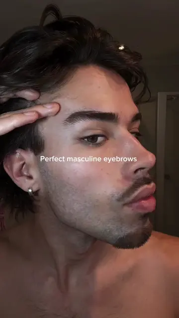 Easy eyebrow tutorial for clean masculine eyes