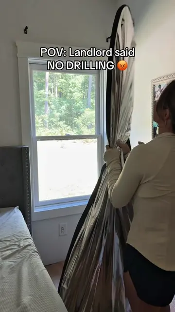 Landlord says NO DRILLING… no problem! I’ll still get the darkness I need to sle