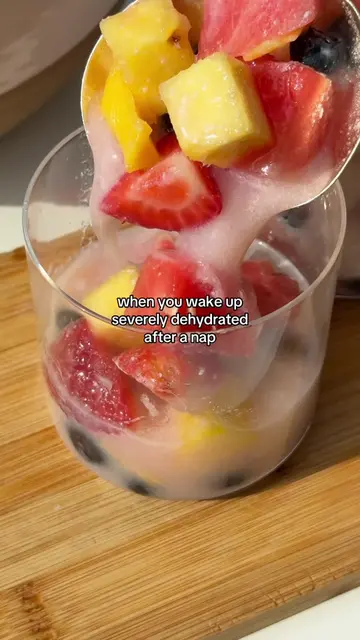 POV: you wake up dehydrated after a nap. Make this Korean fruit bowl with homema