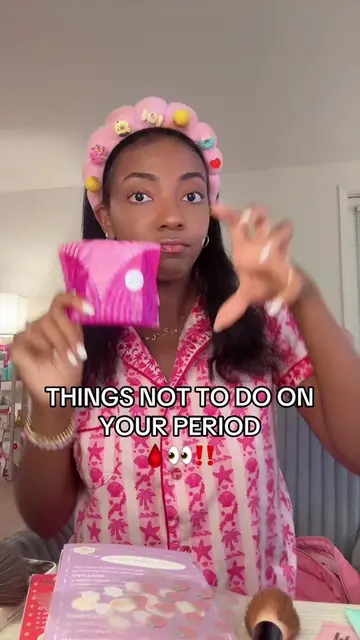 3 things we are NOT doing on our periods besties 😭🩸✋ #PeriodTips #GirlTalk #Bi