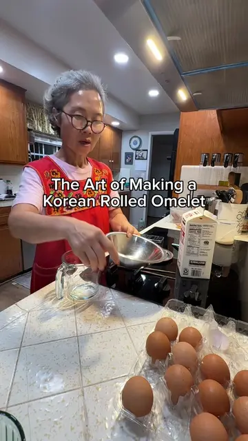For breakfast or lunch, gyeran mari (korean rolled omelette) is a good option. I
