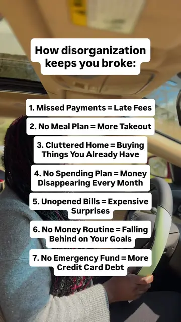 Sometimes it’s not an income problem. It’s an organization problem. When your mo