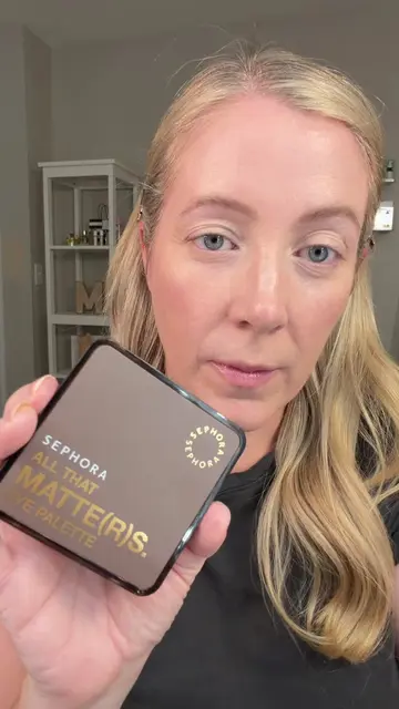 New @Sephora Collection matte cool toned 9 pan palette ❤️ #affordablebeauty #sep