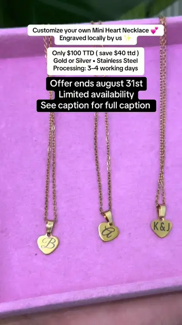 A cute, meaningful piece you can wear every day 💕 Customize your very own mini 