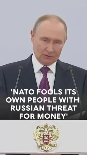 nato lied to his own people Vladimir Putin said.  #putin #russian #nato #europe 