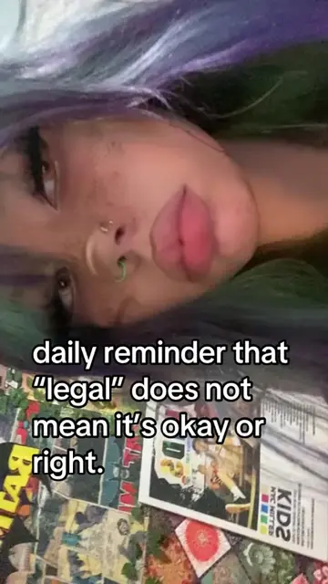 and just because it’s illegal does not mean it’s wrong, think about ICE🤷‍♀️.. #