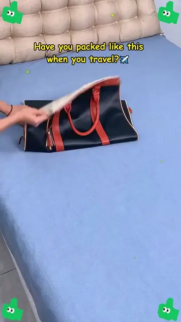 This bag makes packing feel way too easy. #packingtips #travelhacks #packinghack
