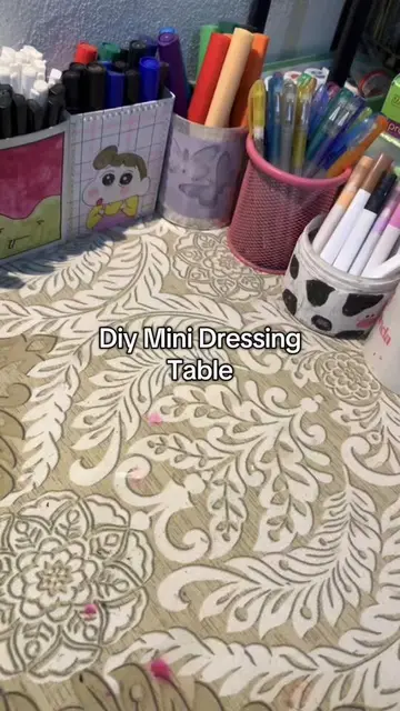 DIY Mini Dressing Table for Doll House | Part 1 😱 The Final Result is so cute �